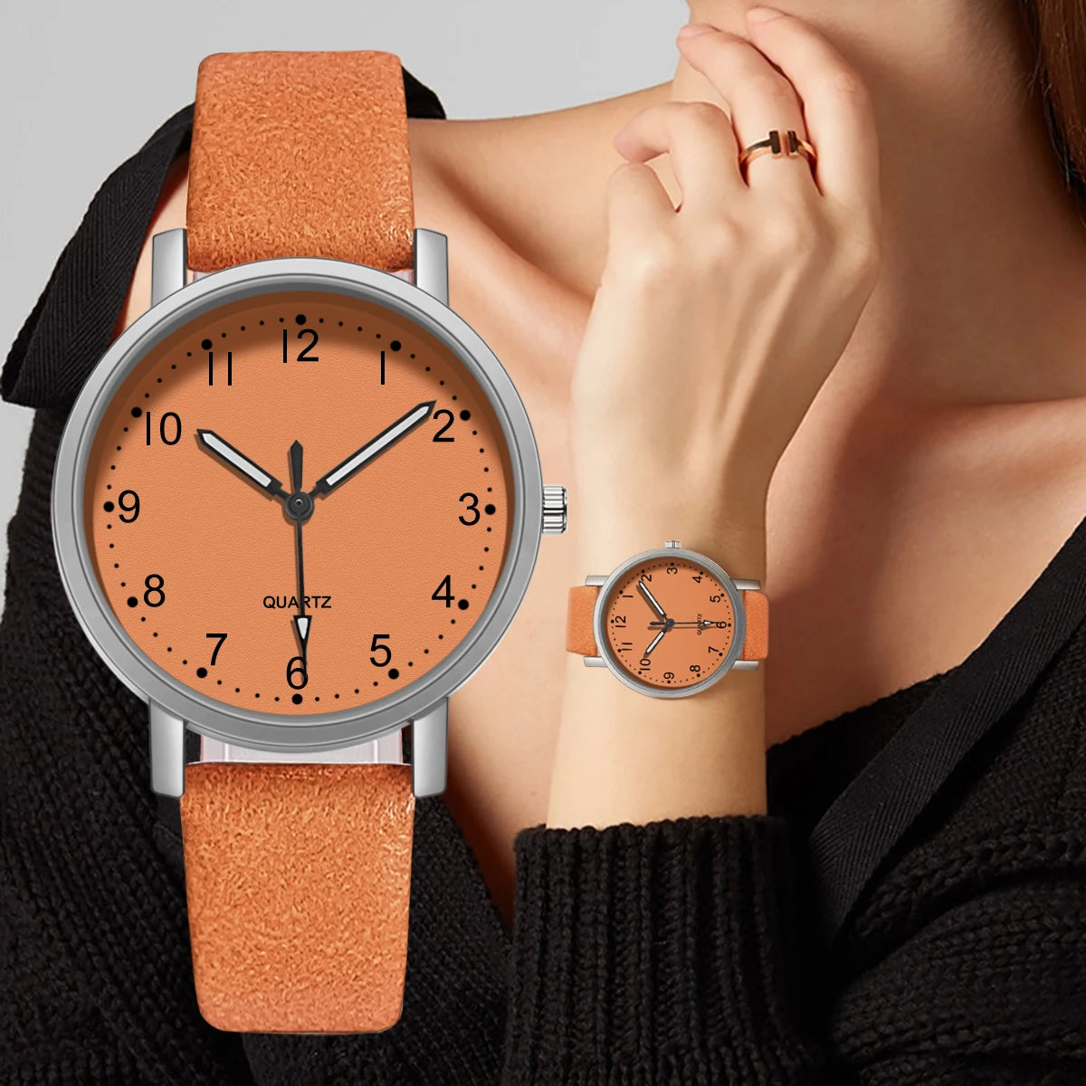 Vintage Watch For Women Leather Strap Wristwatch Quartz Watches Women Clock Ladies Watch Gift Reloj Mujer relojes de mujer