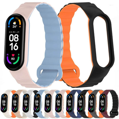 Silicone Strap For Xiaomi Mi Band 8 7 6 5 4 3 Magnetic Wristband Smart Watch for Mi Band 8 7 6Strap Mi Band 5 3 Band Accessories - Tamnz