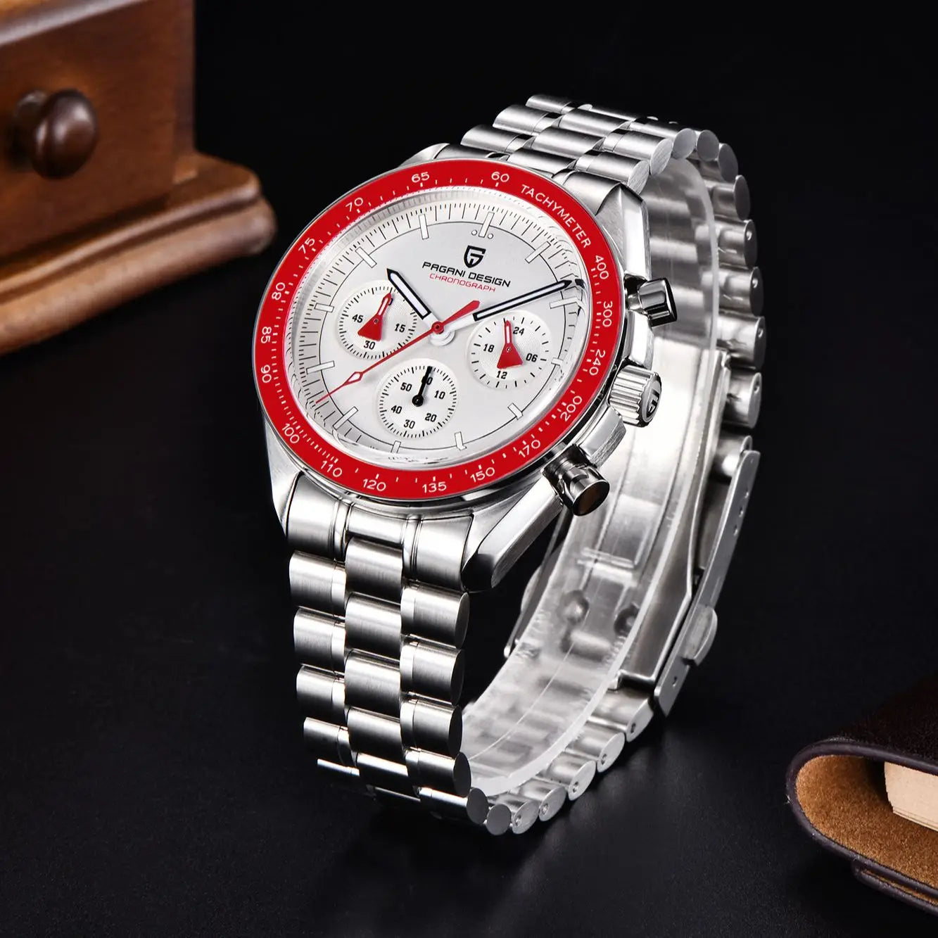 AK Project Men Watches Luxury Quartz Watch For Men Sapphire Bezel speed Chronograph Automatic - TaMNz