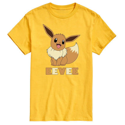 Pokémon Eevee Graphic T-Shirt Men Anime Manga Cartoon Short Sleeve Cotton Tops Casual Crew Neck T Shirt for Women Mens Clothing