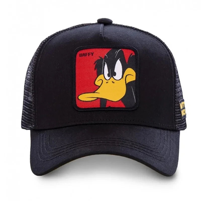 Unisex Anime Cartoon Cap High Quality Patch Draw Baseball Cap Men Trucker Hat