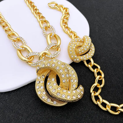 Jewelry Sets For Women Gold Color Necklace Earrings Ring Bracelet Set Gold Plated Jewelry For Women - TaMNz