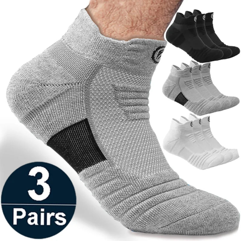 Anti-slip Football Socks Men Women Cotton Sock Short Long Tube Soccer Basketball Sport Socks Breathable Deodorous Socks 38-43 - TaMNz