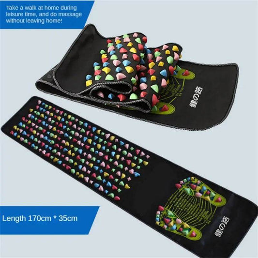 Foot Massage Mat Healthy Acupuncture Foot Mat Reflexology Walk Stone Leg Pad Pain Relief Healthcare Acupressure Mat Massageador - Tamnz