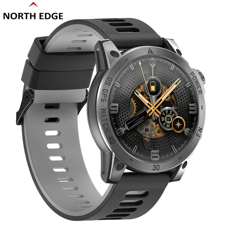 Smart Watch HD AMOLED Display 50M ATM Altimeter Barometer Compass - TaMNz