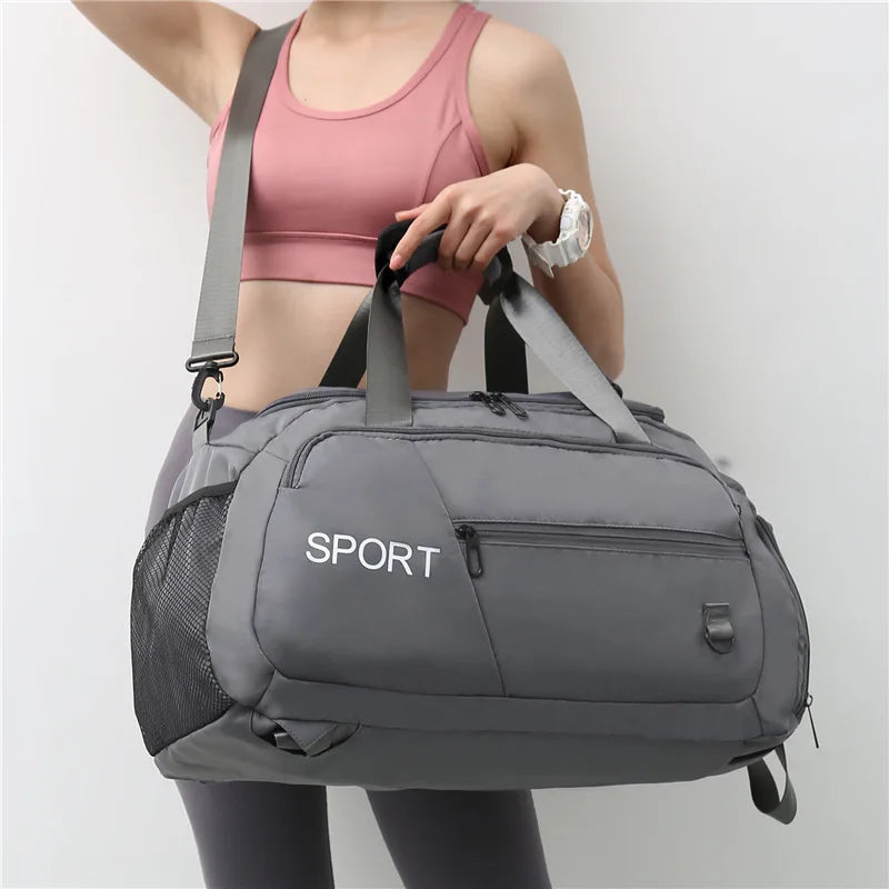Large Capacity Outdoor Men Women Sports Gym Bag Multifunction Waterproof Travel Bag Luggage Handbag Fitness Yoga Training Bag - TaMNz