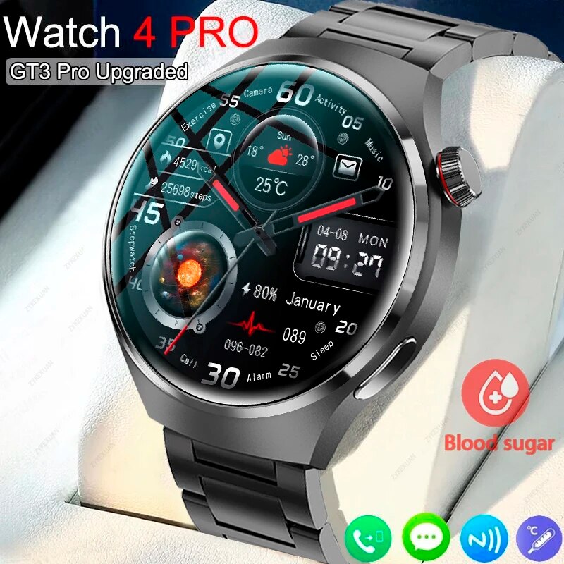 Smart Watch Men for Huawei GT4 Pro AMOLED HD Screen Smartwatches - TaMNz