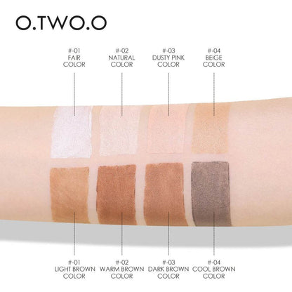 O.TWO.O Contour Stick Double Heads Contour Waterproof Matte Finish Highlighters Clavicle Shadow Pen Face 3D Highlight Concealer - Tamnz