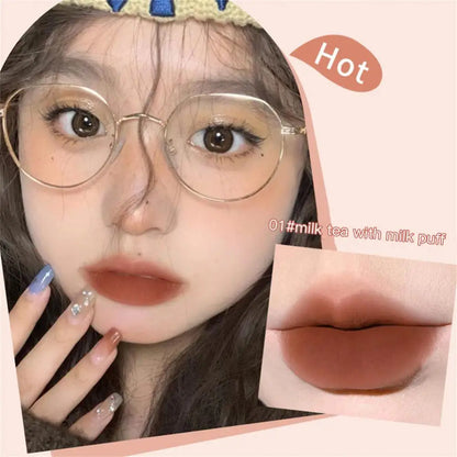 Matte Liquid Lipstick Velvet Lip Gloss Long Lasting Non-stick Cup Lip Mud Wpmen Red Lip Tint Cosmetics Lip Glaze Korean Makeup - TaMNz
