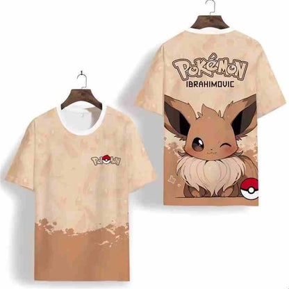 2024 Pokémon Womens T-Shirts Tops Pokemon 3d Print T Shirt Trendy Summer Casual Short Sleeve Pikachu Cute daily Clothing Tee New