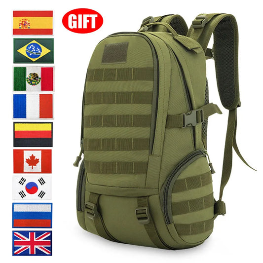 Camouflage Backpack Tactical Men Hiking Mountaineering Large Bag Camping Bag Multi-functional Sports Travel Backpack Outdoor New - TaMNz