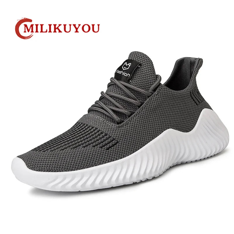 Sneakers White Mens Breathable Men Casual Summer Lightweight - TaMNz