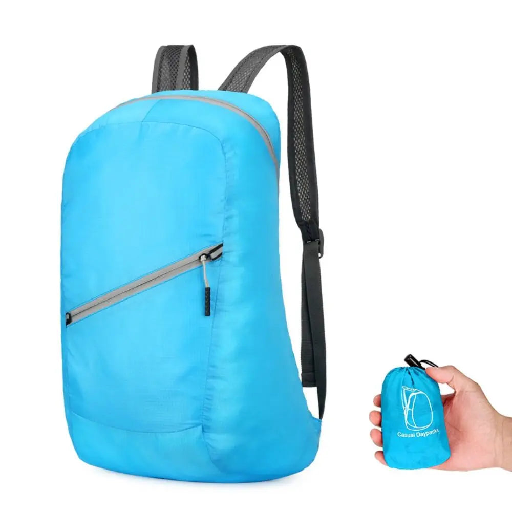 Portable Men Women Travel Waterproof Hiking Camping Mini Travel Backpack Women Foldable Men Backpack Lightweight Nylon Bag - Tamnz