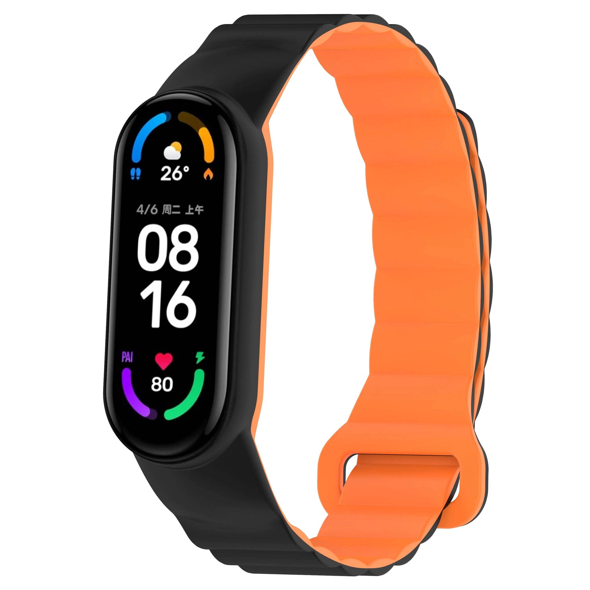 Silicone Strap For Xiaomi Mi Band 8 7 6 5 4 3 Magnetic Wristband Smart Watch for Mi Band 8 7 6Strap Mi Band 5 3 Band Accessories - Tamnz