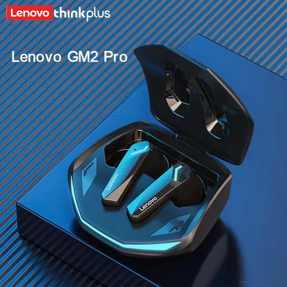 Lenovo GM2 Pro 5.3 Earphones Sports Headset Wireless In-Ear Gaming Low Latency - TaMNz