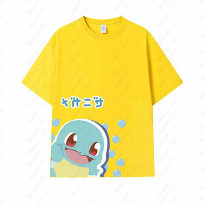 （Miniso） Summer Women Cotton Oversized Tshirt Pikachu Women Clothes Tshirt New Pokemon Cotton Tshirt Women Streetwear T Shirt