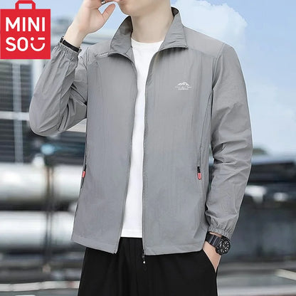 Summer Men's Sun Protection Casual Windproof Water resistant Ultrathin Jacket