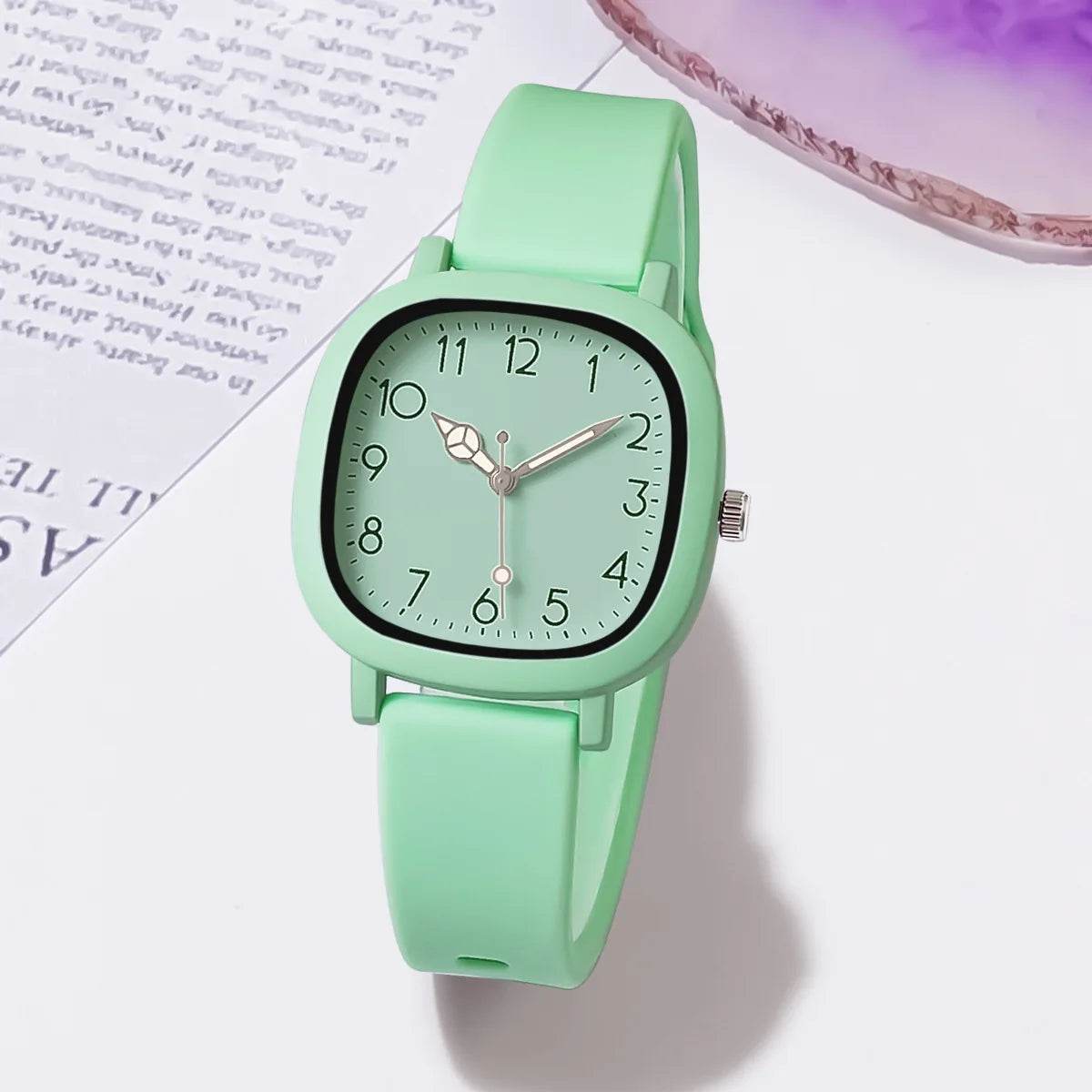 Fashion Brand Bear Women Quartz Watch 2024 Ladies Casual Silicone Jelly Watches Clock Girl Gift Zegarek Damski - Tamnz