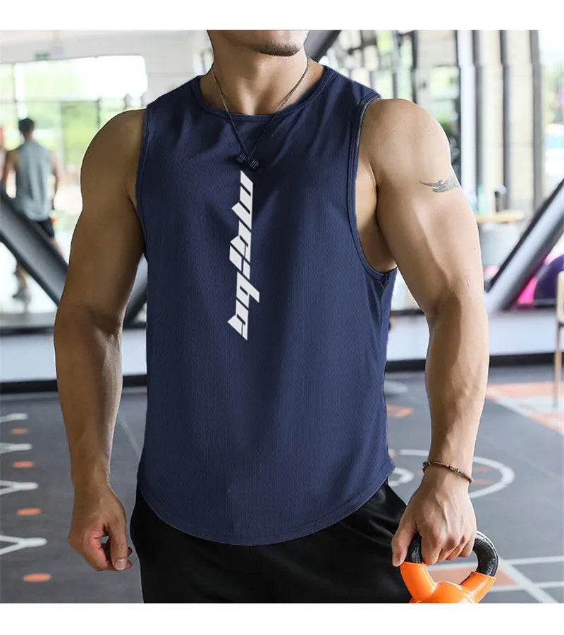 Gyms Workout Sleeveles Shirt Male Summer - Tamnz