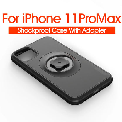 Shockproof Case for IPhone 16 and X-16 Max/XR Quick Mount Case with Adapter for sincetop series C Gen 1/2 Mount