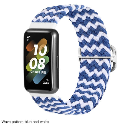 Nylon Loop Strap For Huawei Band 9/8/7 Adjustable Braided Replacement Bracelet Wristband For Huawei Band 7 8 9 Belt Accessories - Tamnz