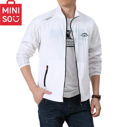 Summer Men's Sun Protection Casual Windproof Water resistant Ultrathin Jacket