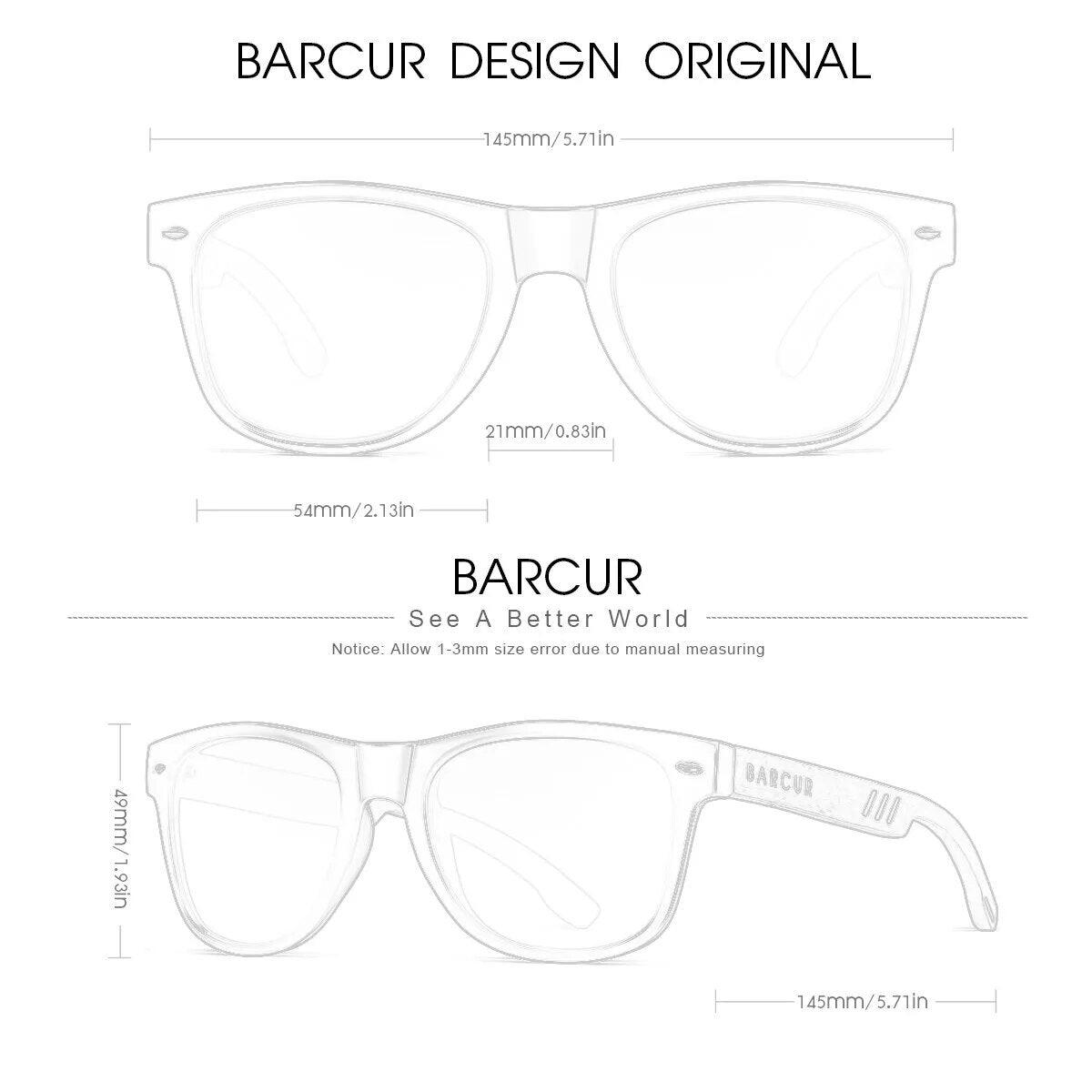 Design Wood Sunglasses Natural Walnut wood Polarizing Glasses UV Protection Eyewear - TaMNz