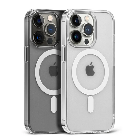 Magnetic Clear Case For APPLE iPhone 16 15 14 13 12 11 Pro Max Plus XS Max XR 7 8 SE2 Wireless Charging Compatible With Magsafe