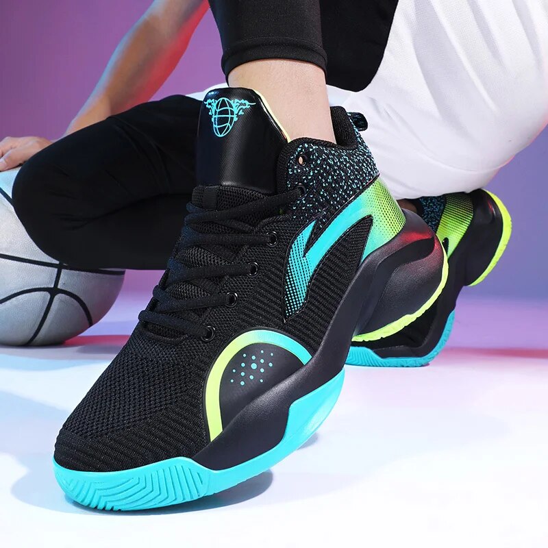 Men's Sneaker Shoes Non-Slip Training Basketball Shoe Breathable Gym Training Basketball Sneakers