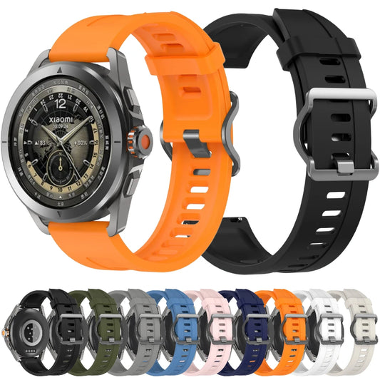 22mm Silicone Strap for Xiaomi Watch S4 Sport Bracelet Mi Color 2 Band for Xiaomi Watch S4 S3 S2 S1 Original Official Wristband