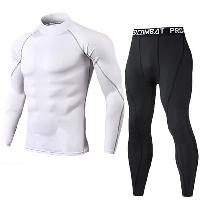 Compression Set Men Sportswear Gym Fitness Suits - TaMNz