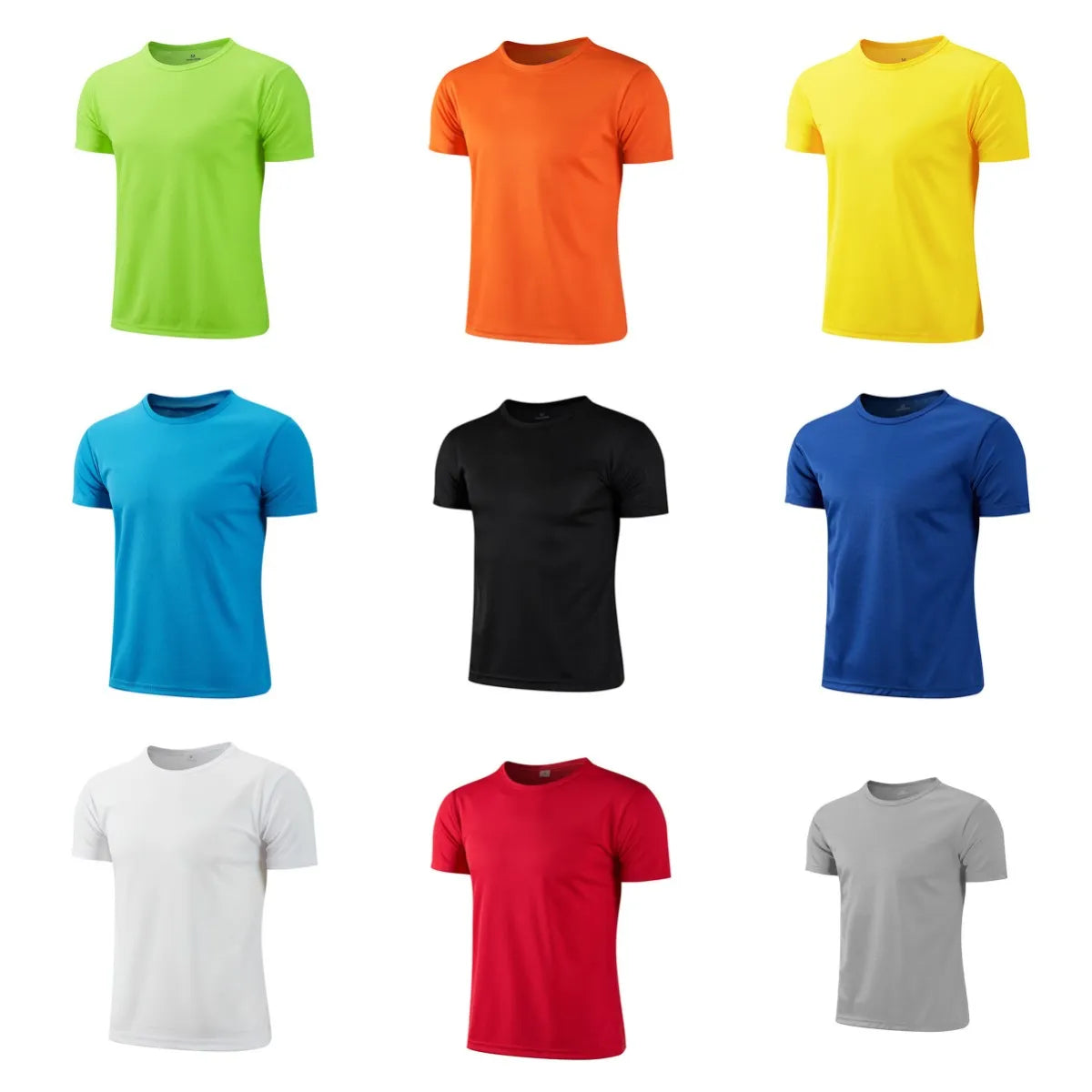 Men Quick Dry Sport t Shirt Short Sleeve Football Gym Jersey Fitness Shirt Bodybuilding Training Top Running t-Shirt Gym Clothes - TaMNz