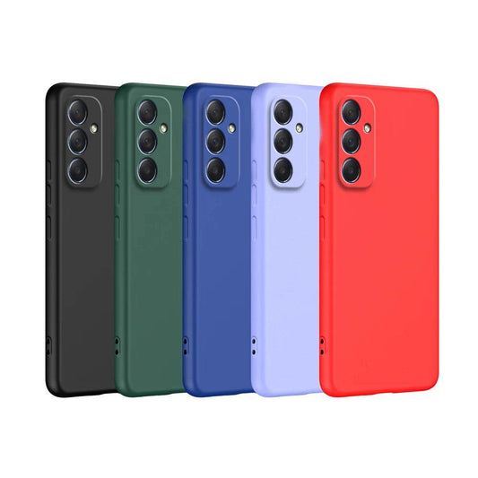 Original Solid Silicone Phone Case For Samsung Galaxy A55 A35 A25 A15 A05 A05S A04 A04S A04E A14 A24 A34 A54 5G Cover Cases - Tamnz