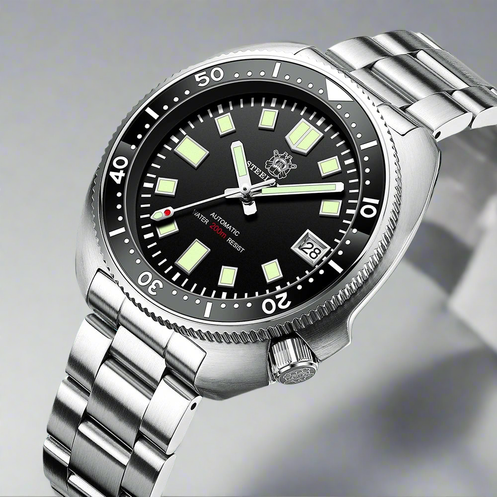 Waterproof Sapphire Glass 44MM Men NH35 Dive Watch with Ceramic Bezel