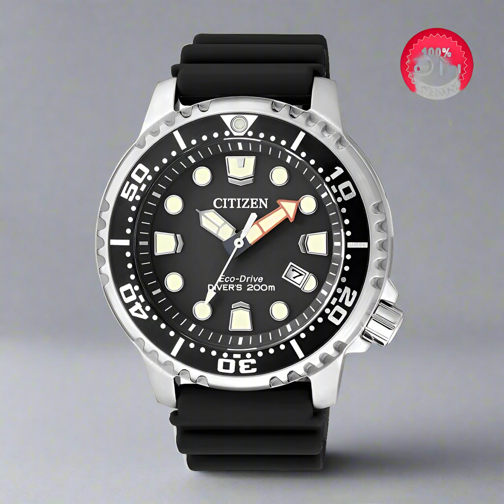 Citizen Ecology-Drive Watch Eco-Drive Series Diving Watch Silicone Luminous BN0150