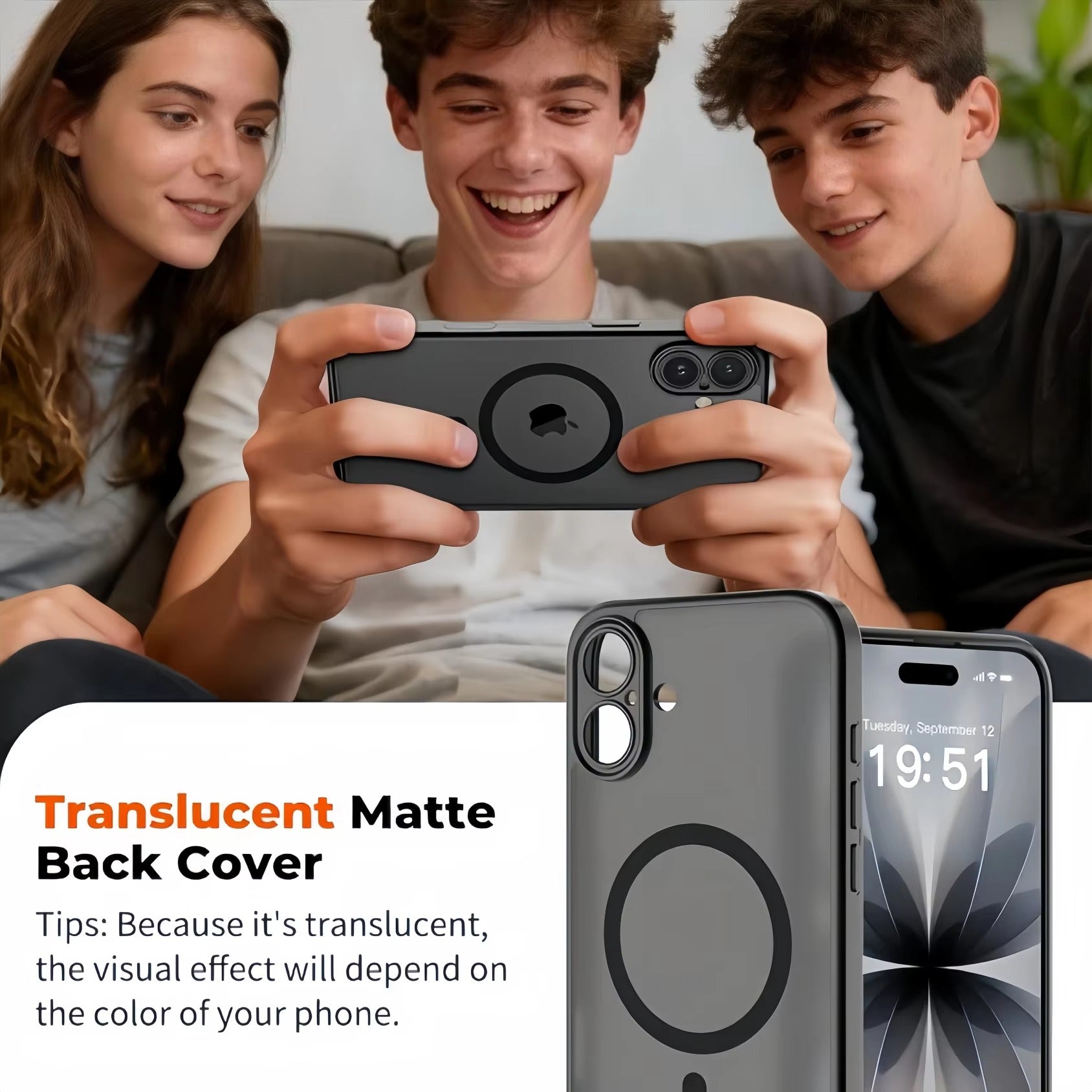 Magnetic Matte Case for iPhone 17