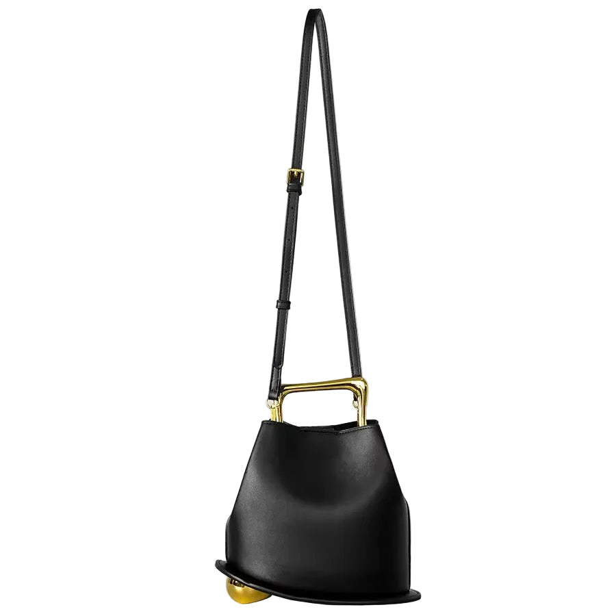 Luxury PU Leather Irregular Bucket Bag for Women