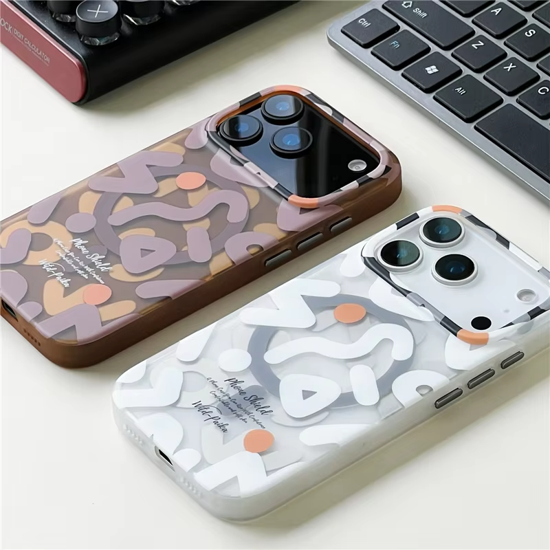 Trendy Graffiti MagSafe Case for iPhone