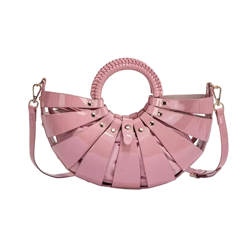 Women's Retro Woven Crossbody Handbag