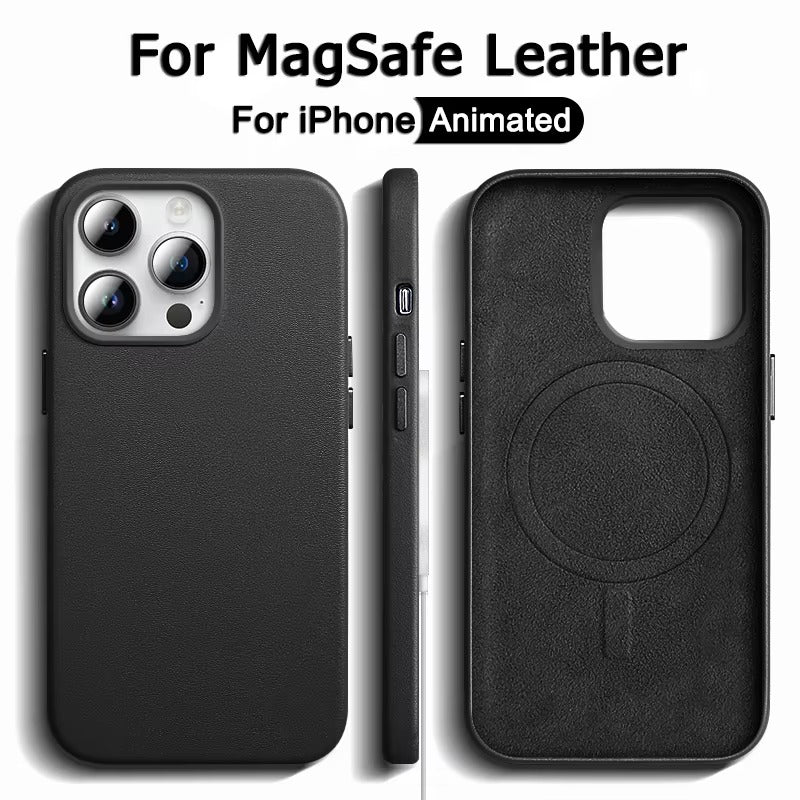 Magsafe Leather Case For iPhone