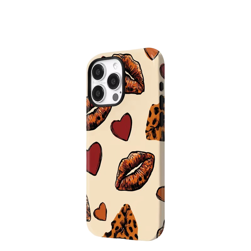 Love Lips Magnetic Matte Case for iPhone
