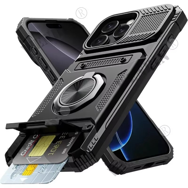Magnetic Ring Kickstand Case for iPhone