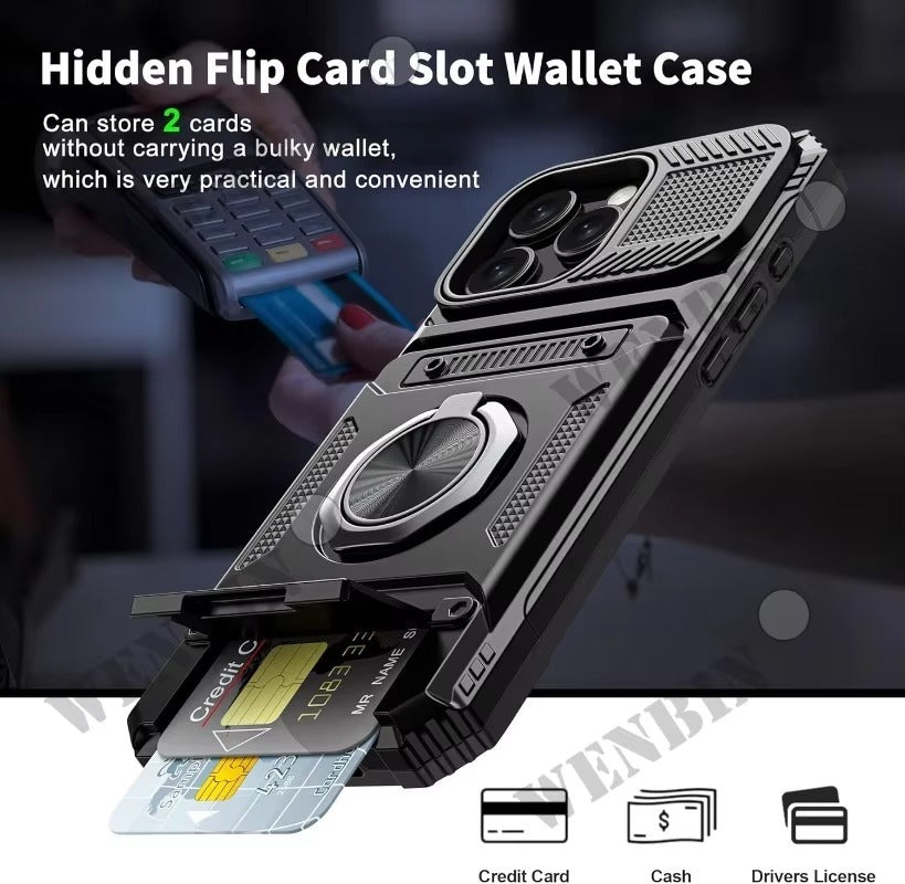 Magnetic Ring Kickstand Case for iPhone