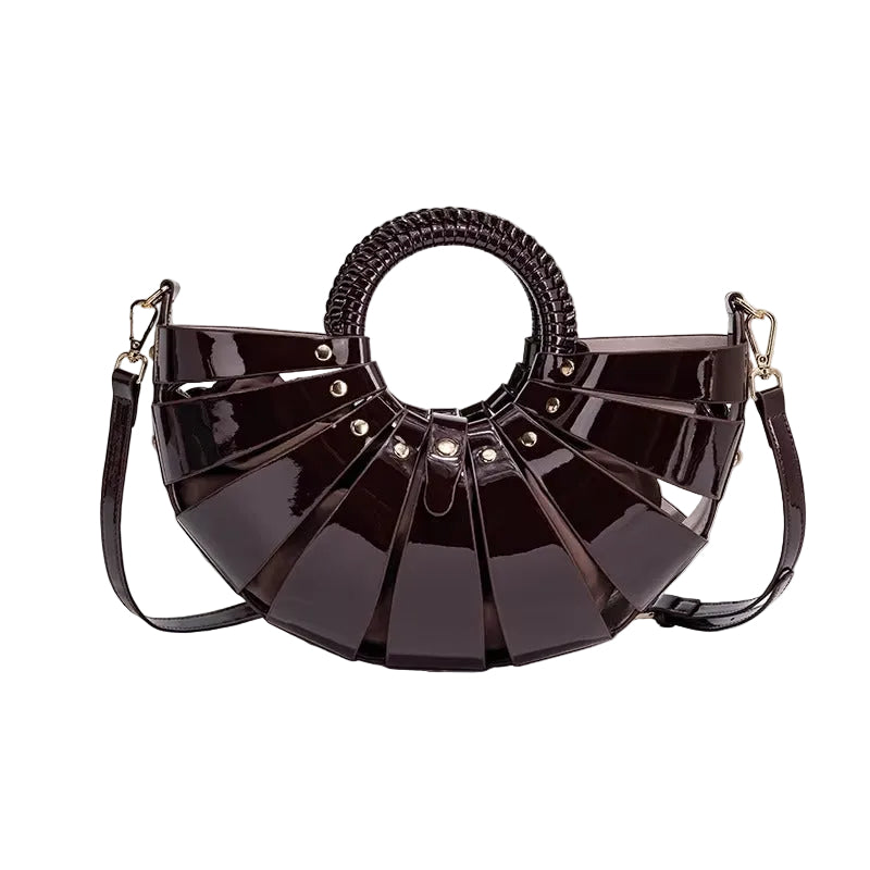 Women's Retro Woven Crossbody Handbag