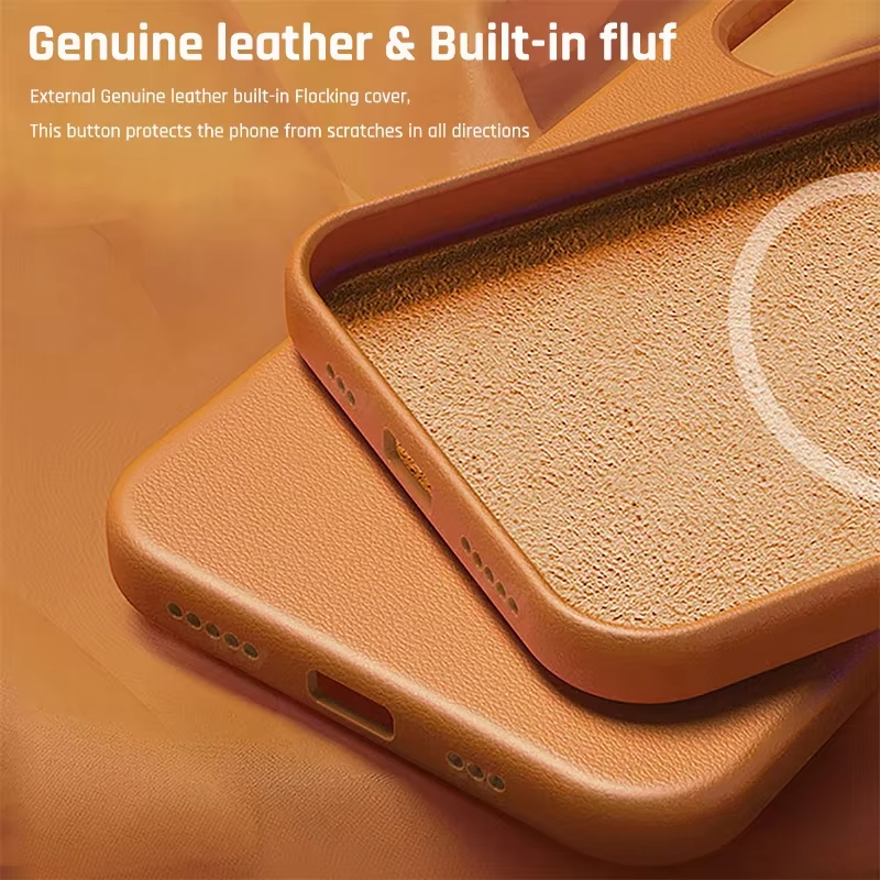Magsafe Leather Case For iPhone