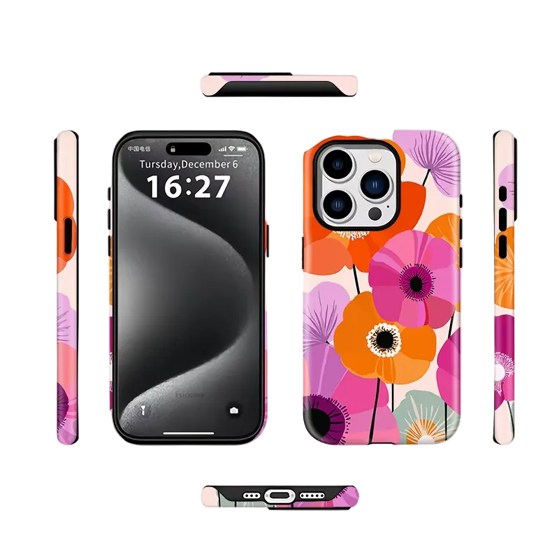 Fcicicase Magnetic Flower Case for iPhone