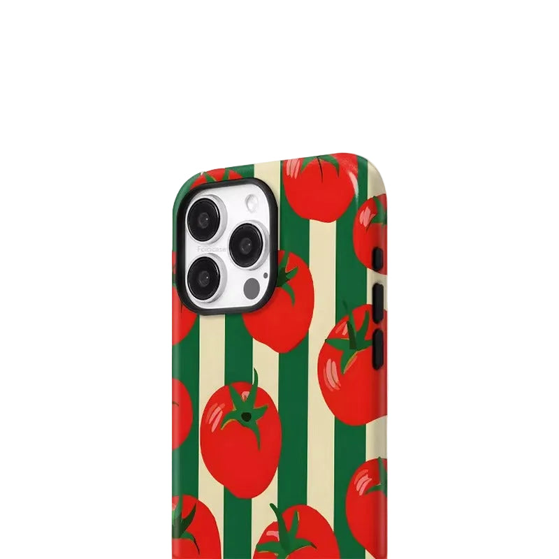 Luxury Tomato Pattern MagSafe Case for iPhone