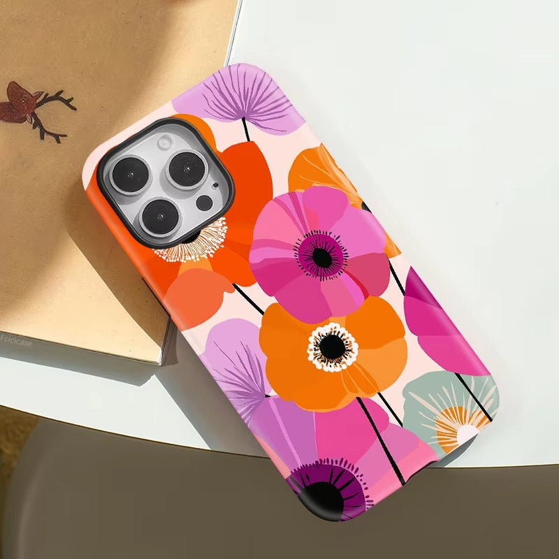 Fcicicase Magnetic Flower Case for iPhone
