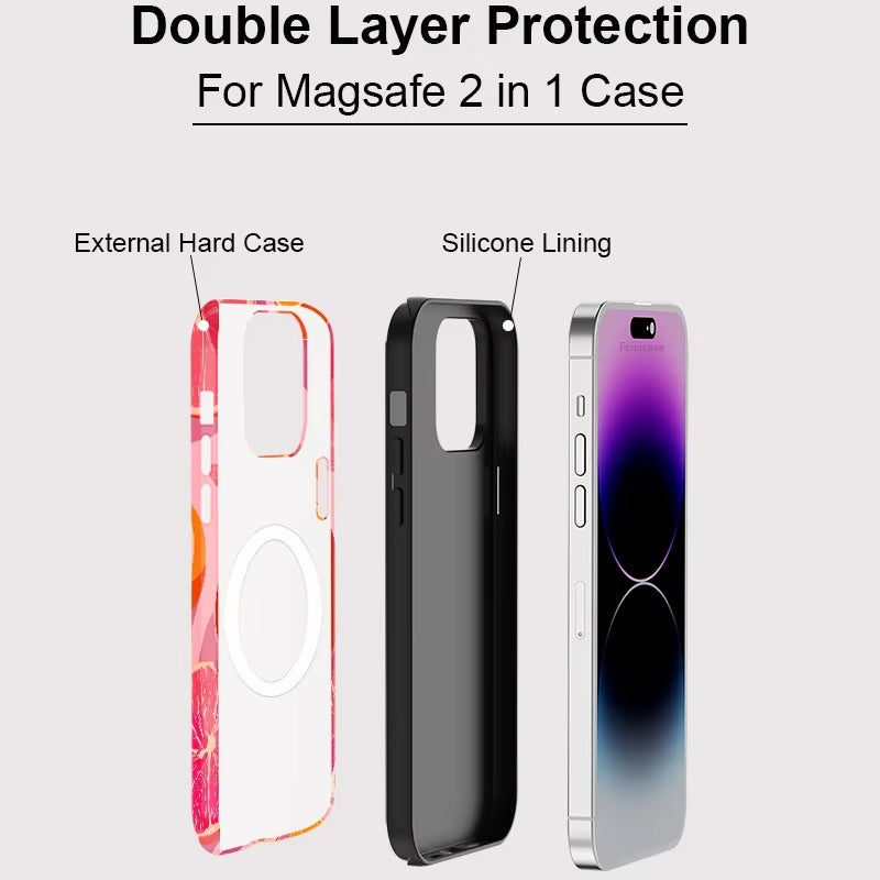 Fruit Orange Magnetic Phone Case for iPhone