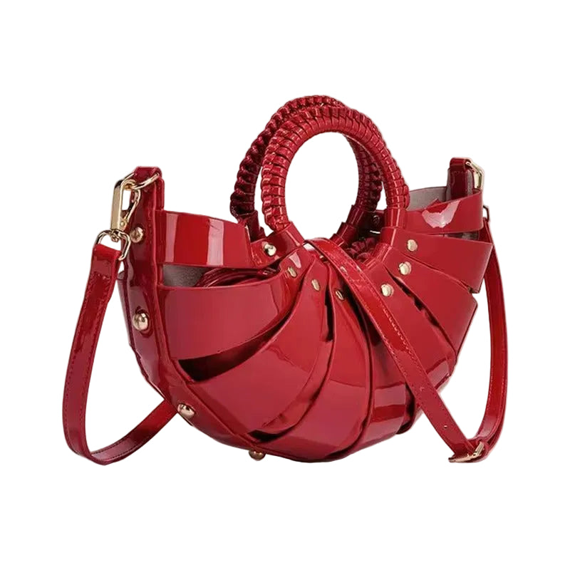 Women's Retro Woven Crossbody Handbag